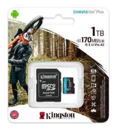 Карта памяти Kingston Canvas Go! Plus MicroSDXC 1TB (UHSI/U3) (Class 10) (A2) + ..